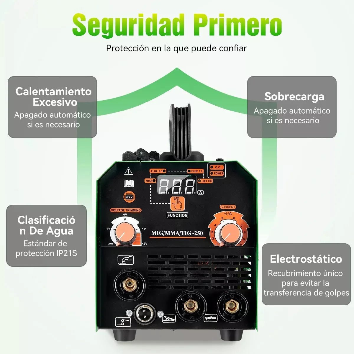 Máy Hàn 3 Trong 1 MMA MIG TIG Semi Tự Động 220V Không Khí - Daisan Store