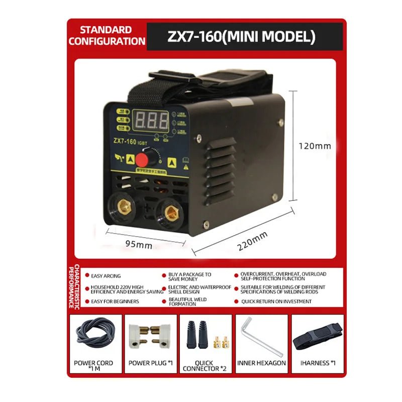 May Han Da Chuc Nang 220V IGBT MMA TIG MIG Chuyen Nghiep - Daisan Store