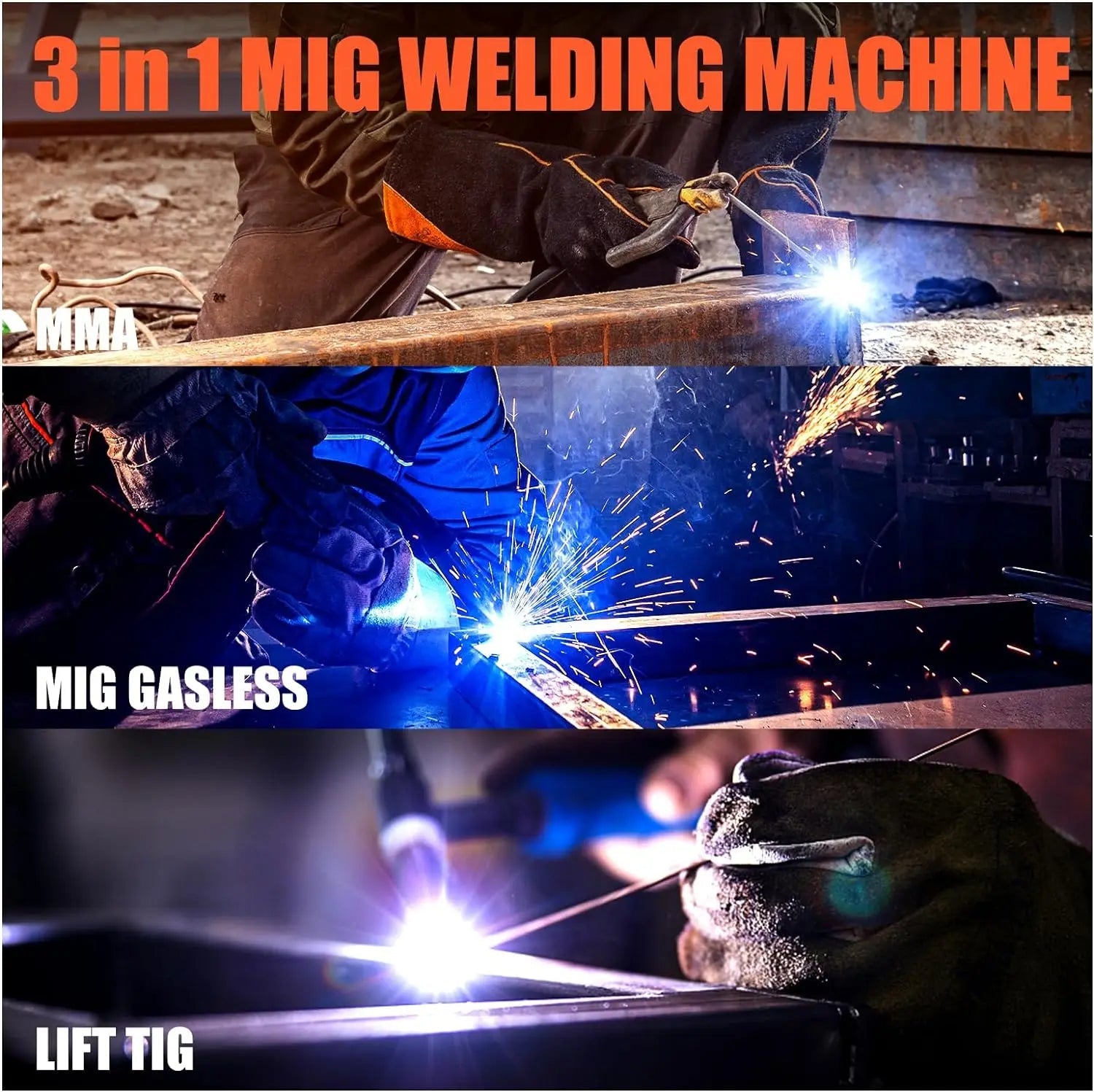 Máy Hàn HITBOX HBM200 3 Trong 1 MIG MMA TIG 110V 220V - Daisan Store