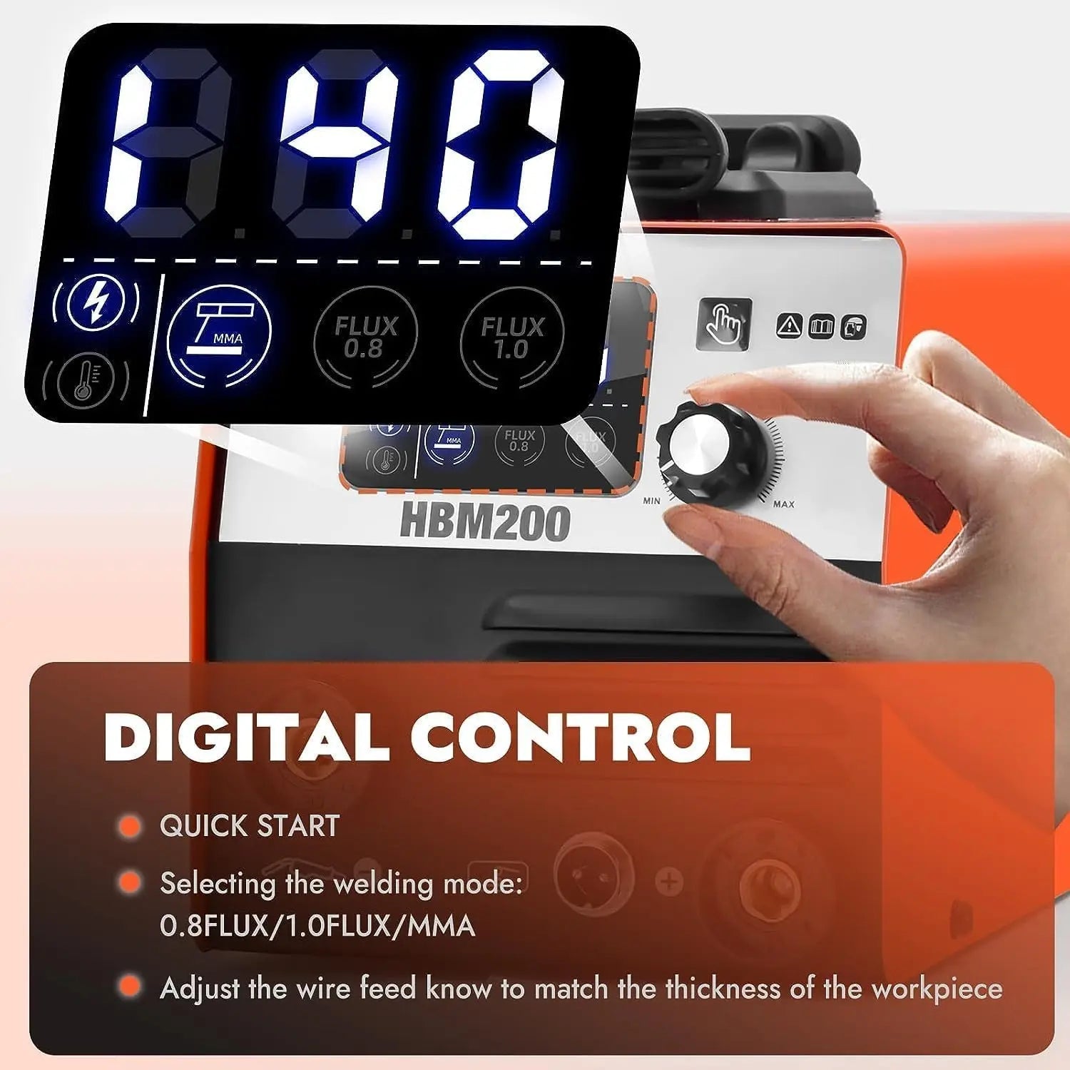 Máy Hàn HITBOX HBM200 3 Trong 1 MIG MMA TIG 110V 220V - Daisan Store