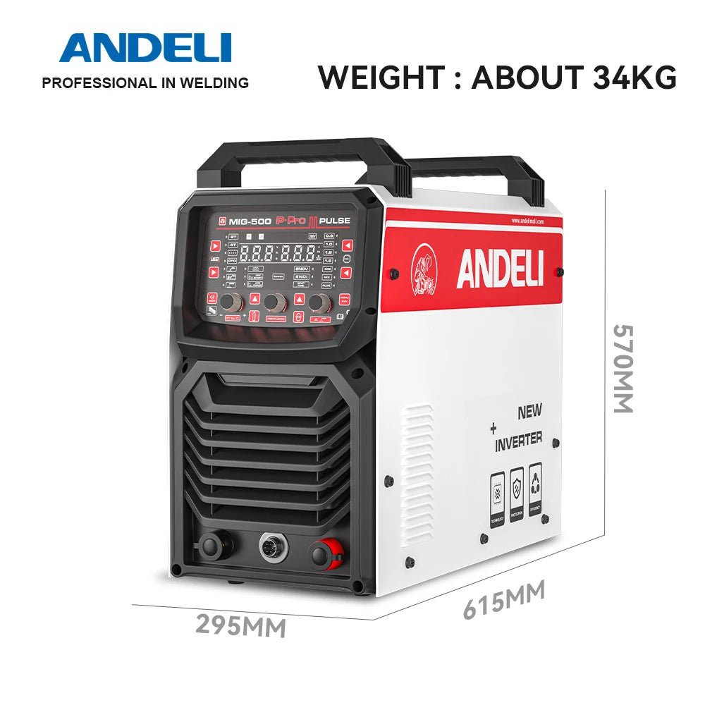 Máy Hàn MIG ANDELI 3 Trong 1 Có Double Pulse TIG MMA - Daisan Store