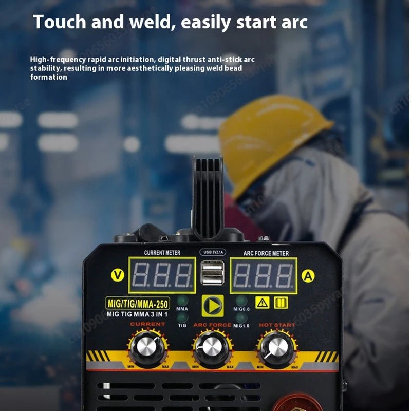 Máy Hàn MIG Không Khí 3 Trong 1 220V Di Động Nhẹ 7Kg - Daisan Store
