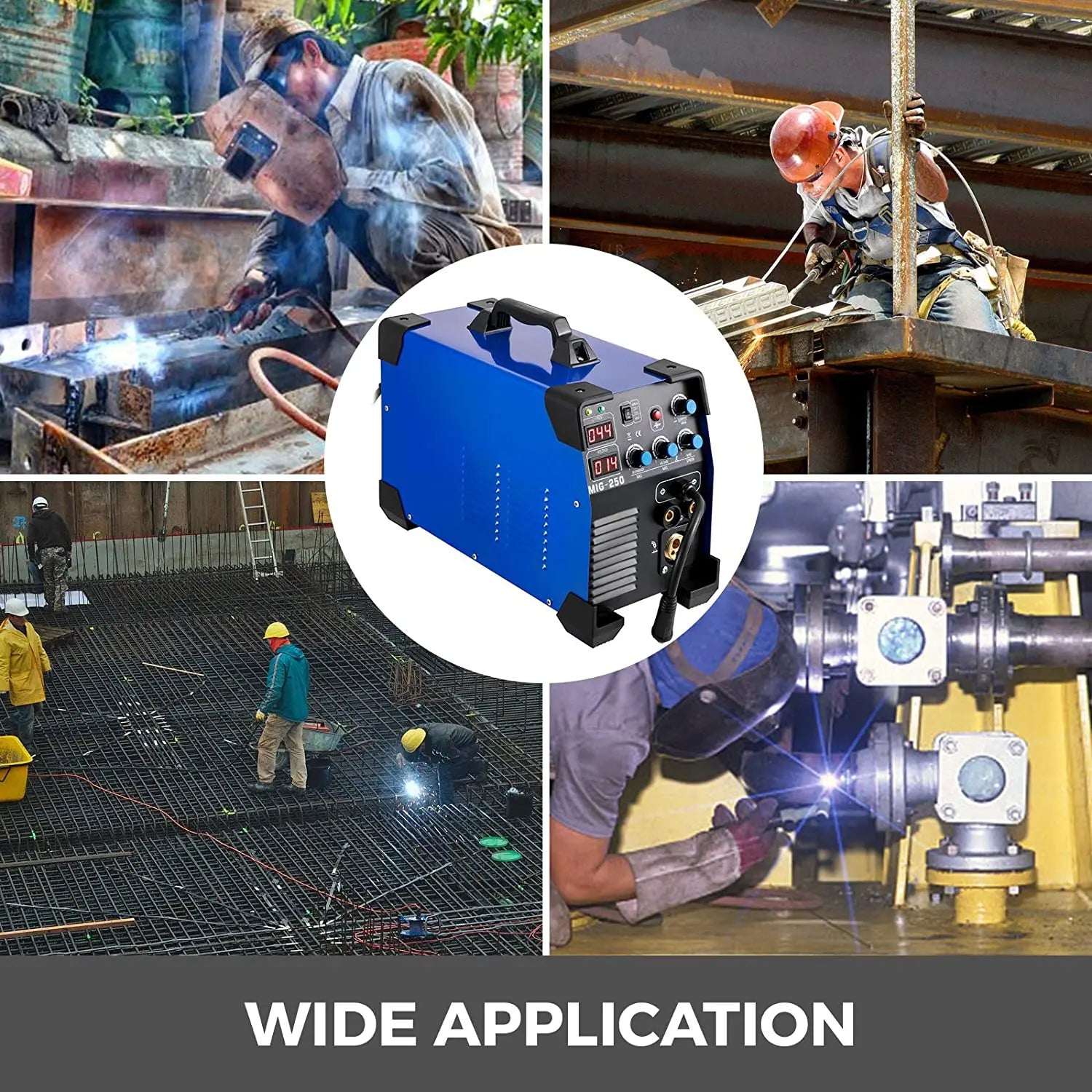 May Han MIG TIG Arc 250A 3 Trong 1 Semi Tu Dong IGBT - Daisan Store