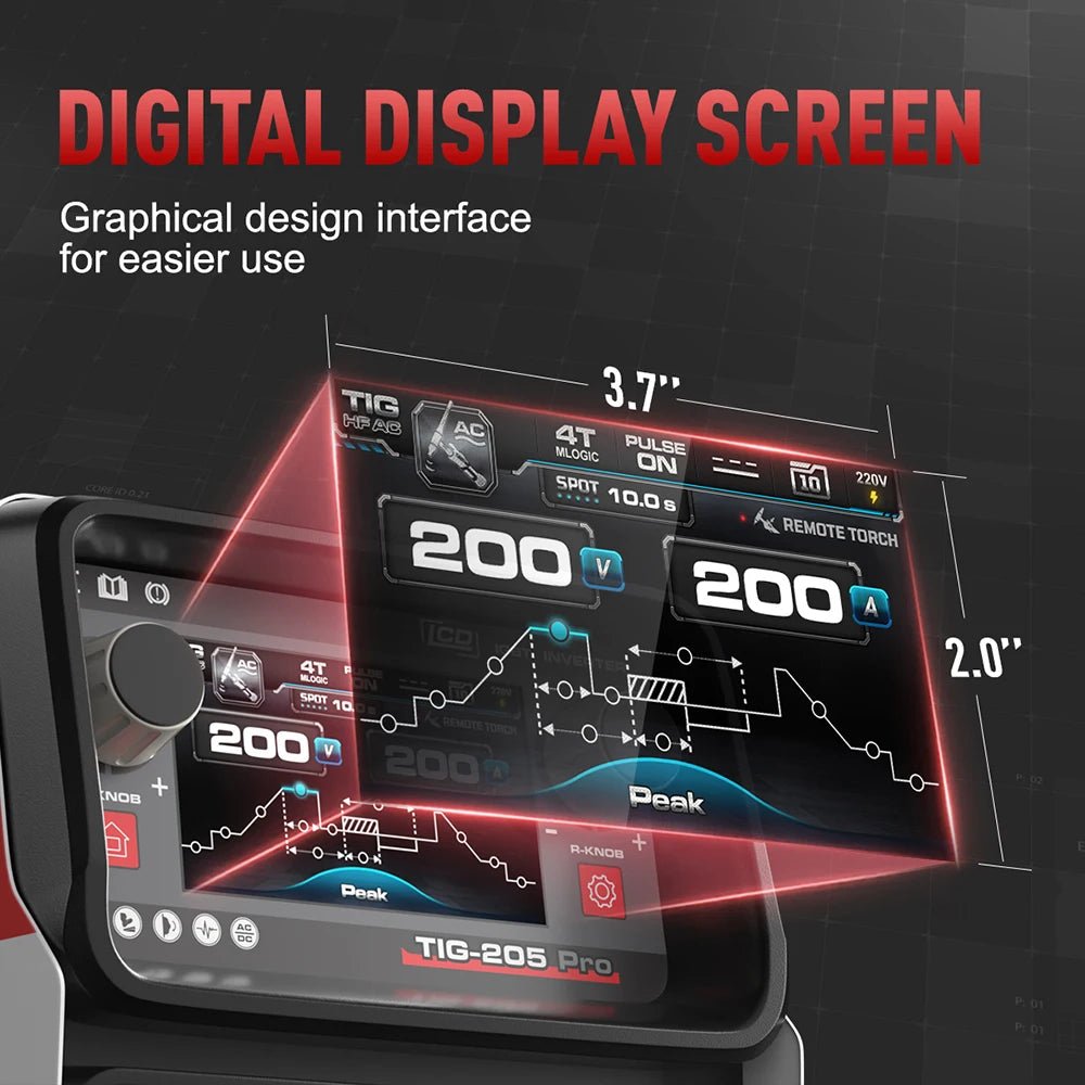 Máy Hàn TIG AC DC ANDELI Pro Đa Quy Trình Pulse Spot Nhôm - Daisan Store