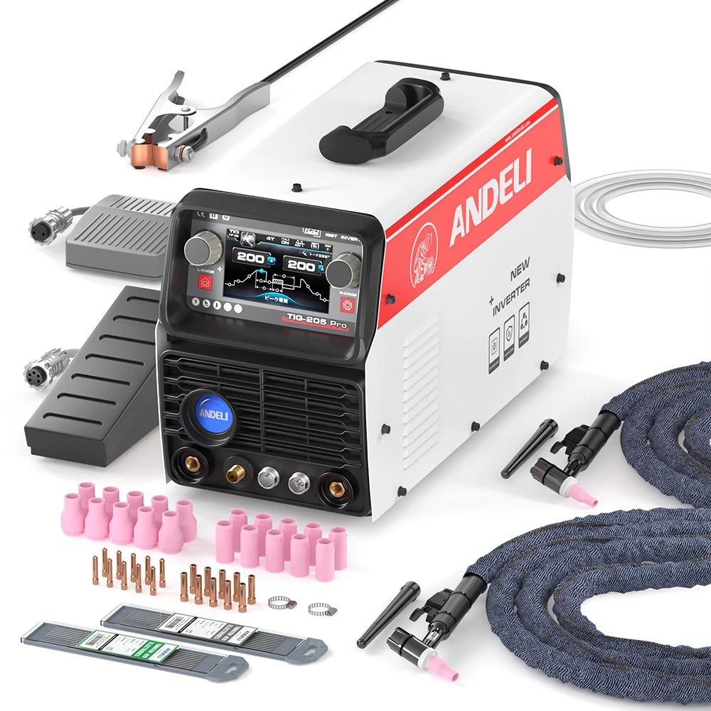 Máy Hàn TIG AC DC ANDELI Pro Đa Quy Trình Pulse Spot Nhôm - Daisan Store