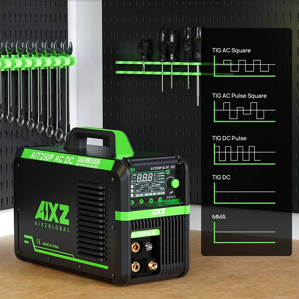 Máy Hàn TIG HF Năm Trong Một AC DC Nhôm MMA ARC 2T 4T IGBT - Daisan Store