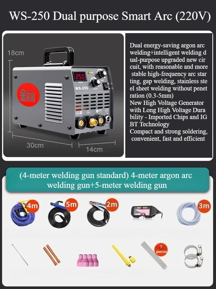 Máy Hàn TIG Mini Di Động 220V Cho DIY Kim Loại Sửa Xe - Daisan Store