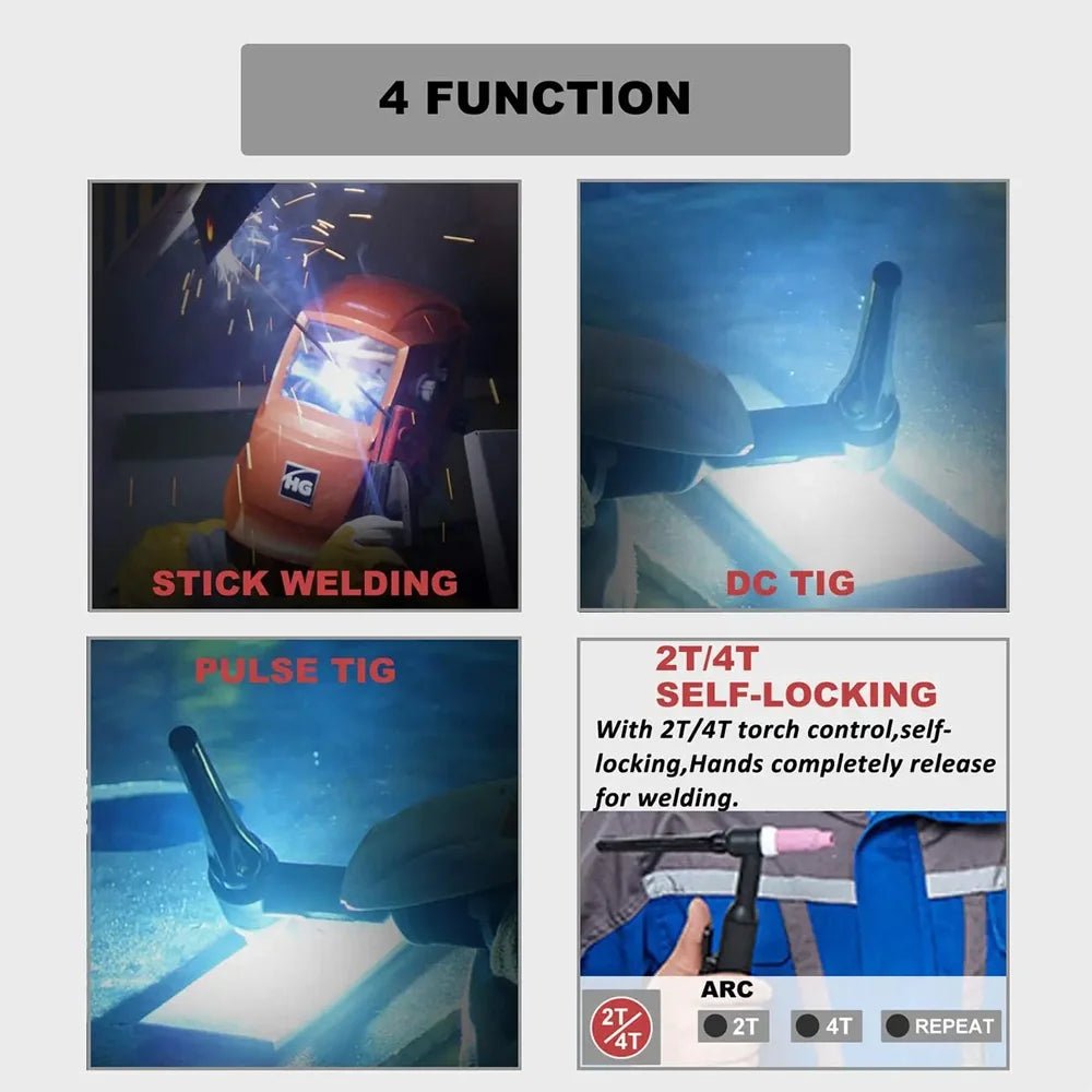 Máy Hàn TIG TMP250 AC DC 250A Xung Đa Nguồn 110V 220V - Daisan Store