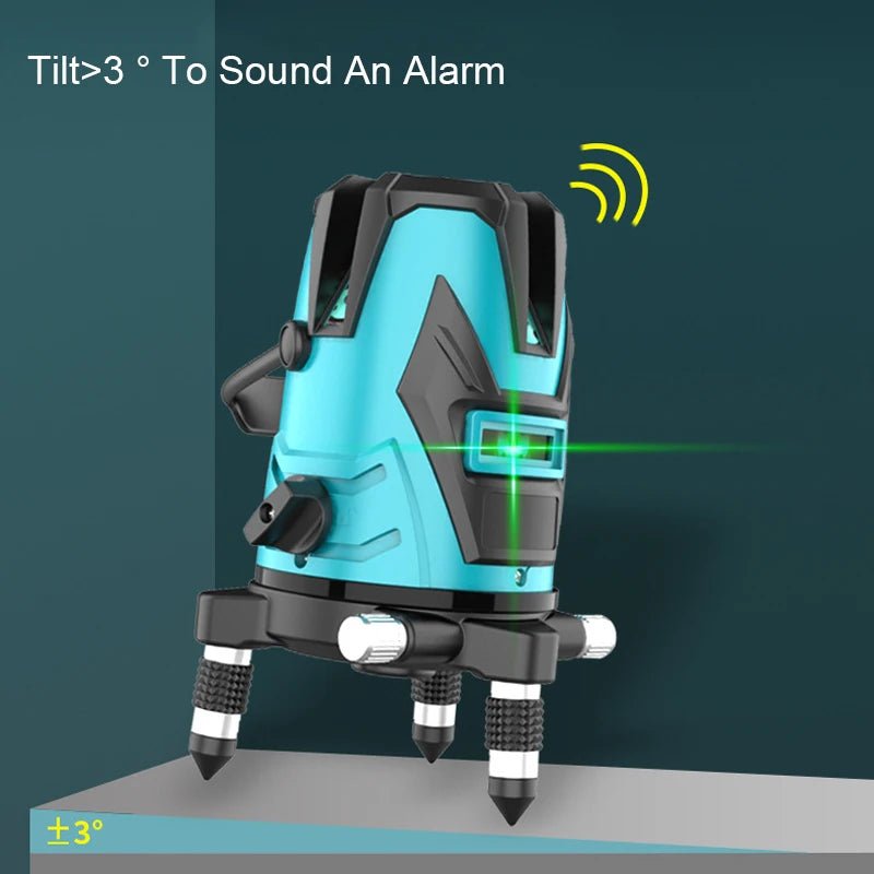 Máy Laser Level Xanh Tự Cân Bằng Dọc Ngang 2 3 5 Kèm Pin - Daisan Store