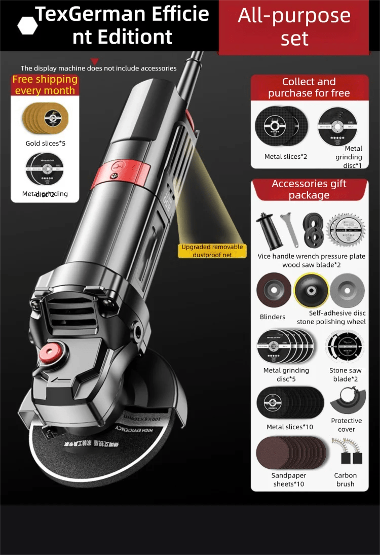 Máy Mài Góc Động Cơ Đồng Nguyên Đa Năng Cầm Tay Nhỏ Gọn - Daisan Store