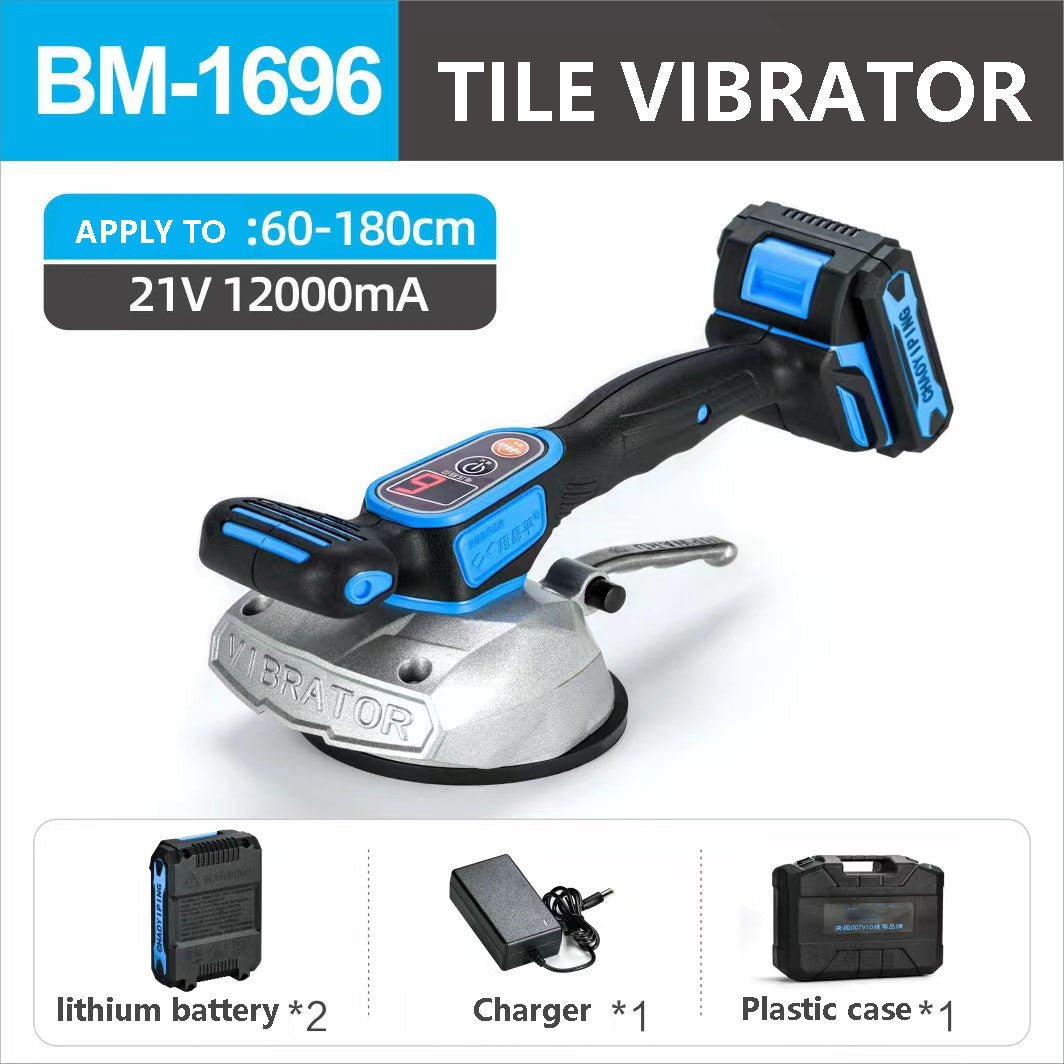 Máy rung lát gạch tự cân bằng không dây cầm tay chuyên nghiệp 21V - Daisan Store