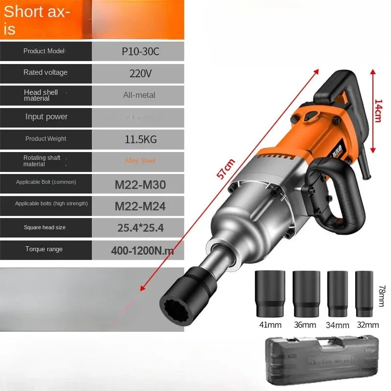 Máy Siết Bu Lông Tác Động Điện 220V Công Suất Lớn Cho Ô Tô - Daisan Store