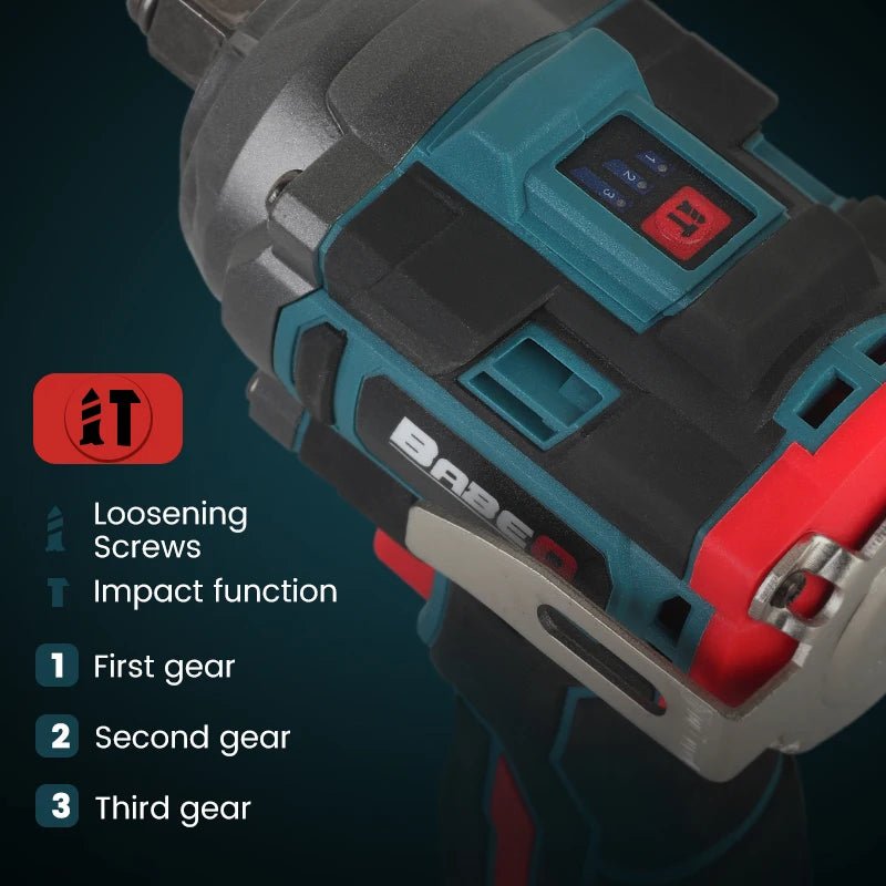 Máy Vặn Va Đập Không Chổi Than 600 Nm 2In1 Không Dây - Daisan Store