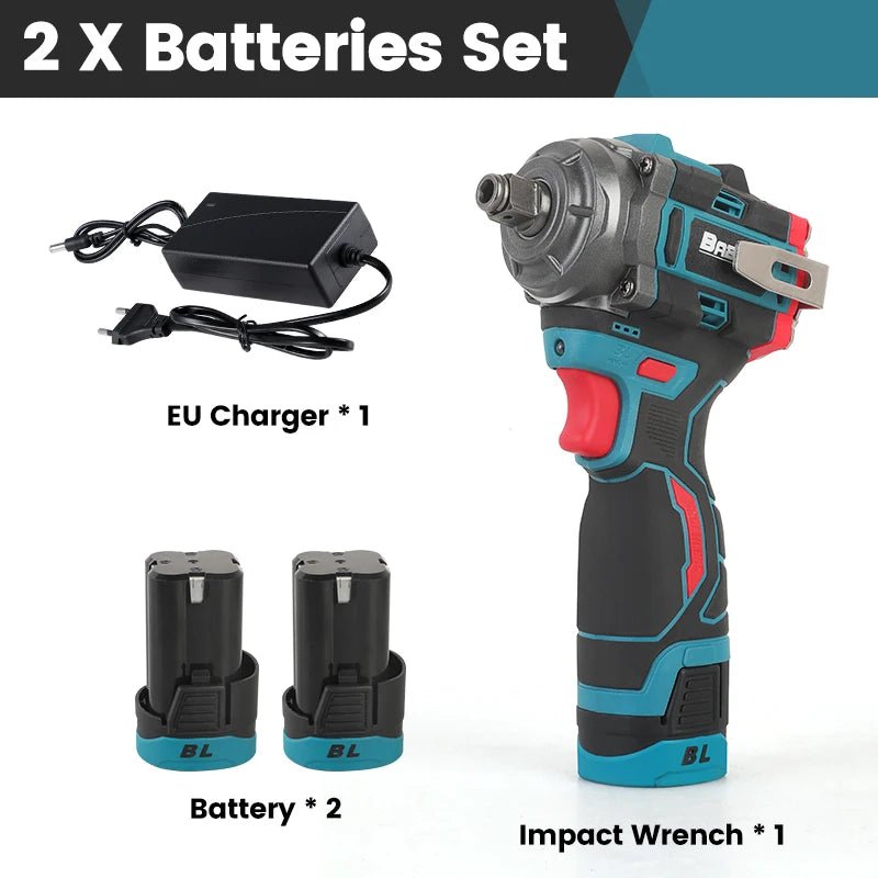 Máy Vặn Va Đập Không Chổi Than 600 Nm 2In1 Không Dây - Daisan Store