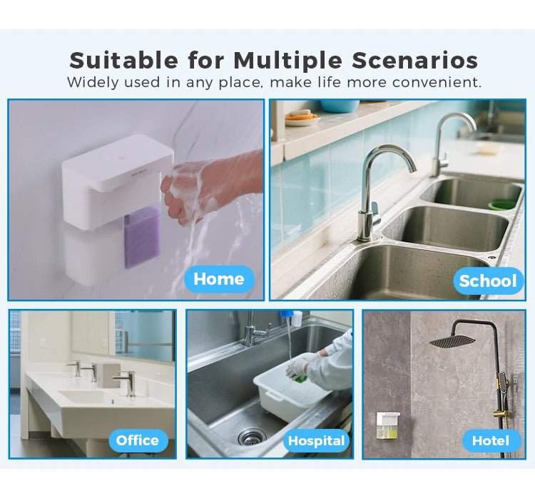 Máy Xịt Bọt Tự Động 600ml Cảm Ứng Đôi Sạc Đa Cấp - Daisan Store