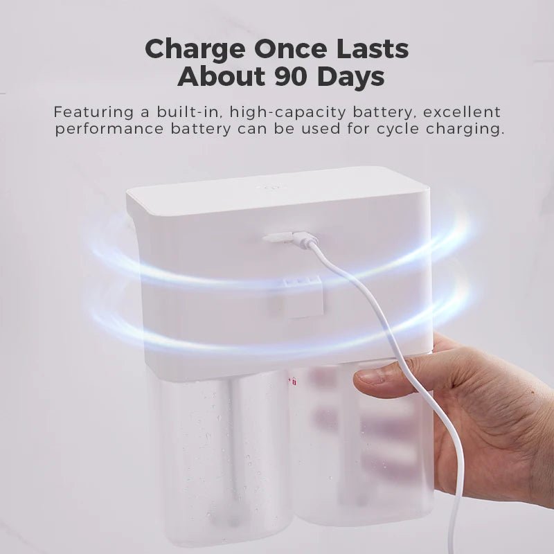 Máy Xịt Bọt Tự Động 600ml Cảm Ứng Đôi Sạc Đa Cấp - Daisan Store