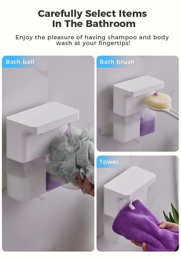 Máy Xịt Bọt Tự Động 600ml Cảm Ứng Đôi Sạc Đa Cấp - Daisan Store