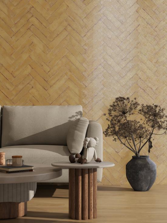 Gạch thẻ Porcelain mờ phẳng ánh kim KT 75x300 mã MD7536G18-SG