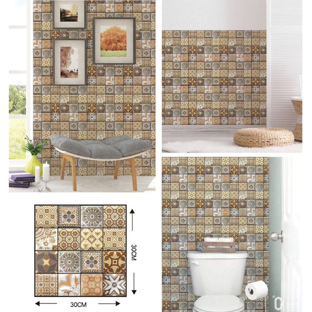 Miếng Dán Tường 3D Chống Nước Trang Trí Nhà Cửa - Daisan Store