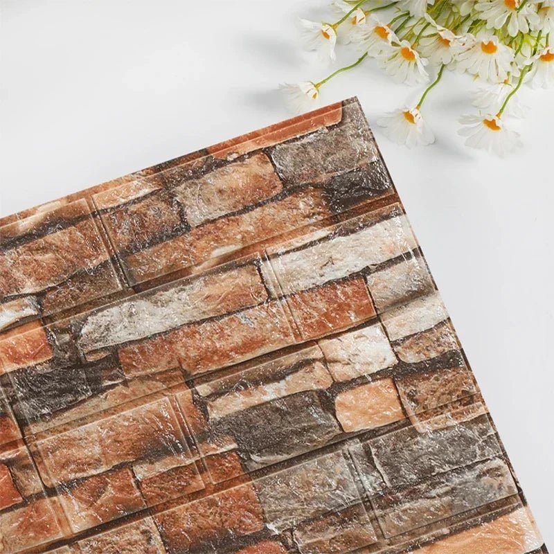 Miếng Dán Tường 3D Giả Gạch Chống Nước Trang Trí - Daisan Store