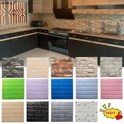 Miếng Dán Tường 3D Giả Gạch Chống Nước Trang Trí - Daisan Store