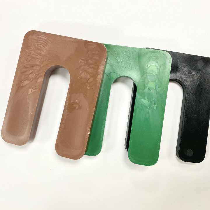 Miếng đệm hình móng ngựa bằng nhựa 1/4&39;&39;, miếng đệm gạch hình chữ U, miếng đệm cửa sổ, miếng đệm nhựa cho kết cấu kính - Daisan Store