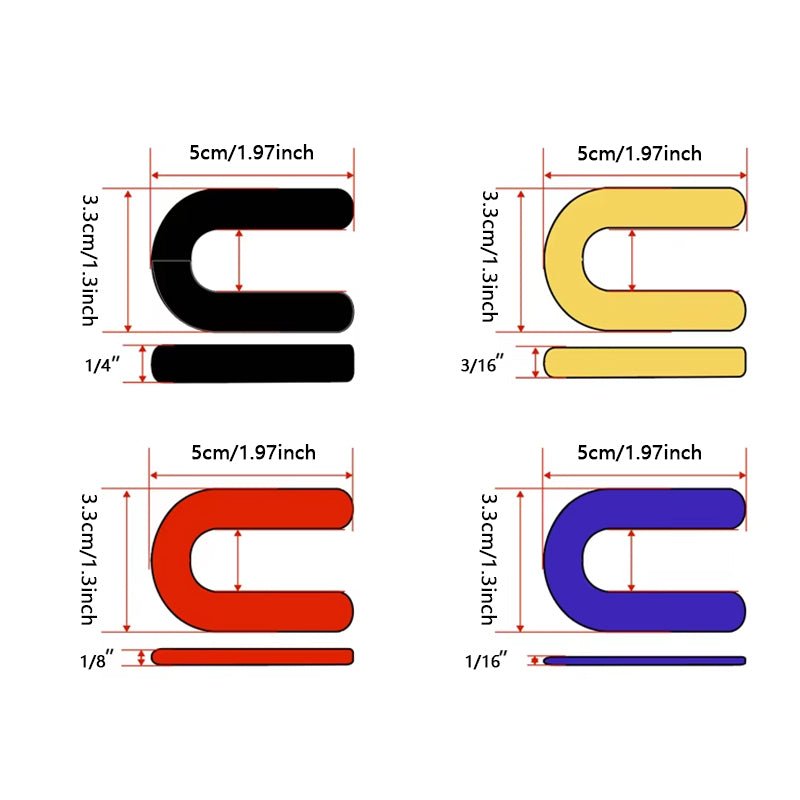 Miếng đệm nhựa hình móng ngựa U chữ - Daisan Store