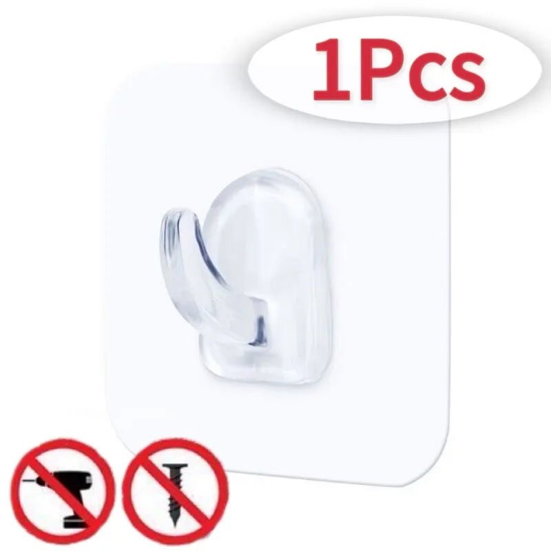 Móc Dán Trong Suốt Treo Đồ Nhà Bếp Nhà Tắm 20c - Daisan Store