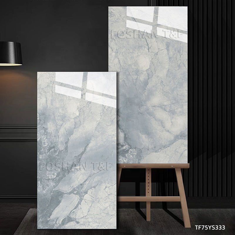 Mới 750x1500 mm Tấm Gạch Sứ Đánh Bóng Vân Đá Cẩm Thạch Hiện Đại Sang Trọng Dùng Để Lát Sàn Trang Trí Nội Thất Gia Đình - Daisan Store