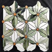 Mosaic Cẩm Thạch Họa Tiết Hoa Khảm Đồng Sang Trọng - Daisan Store