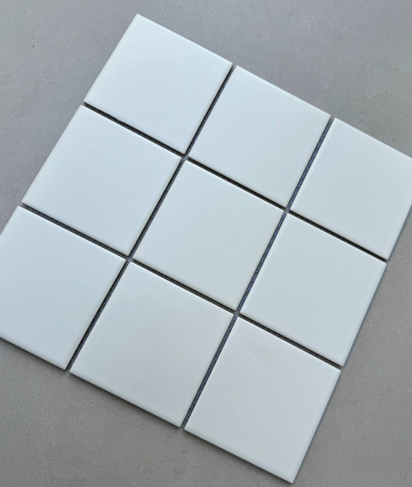 Gạch Mosaic Men Mờ Màu Trắng kt viên 97x97mm mã 901