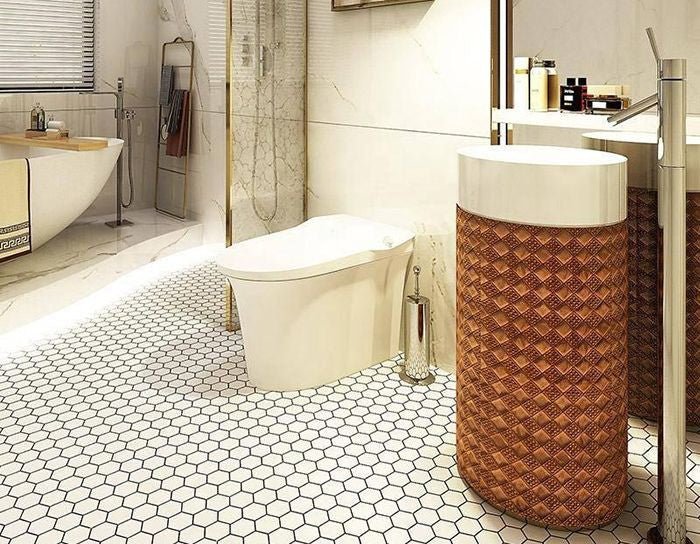 Mosaic lục giác đơn sắc 5159HM51001 - Daisan Store