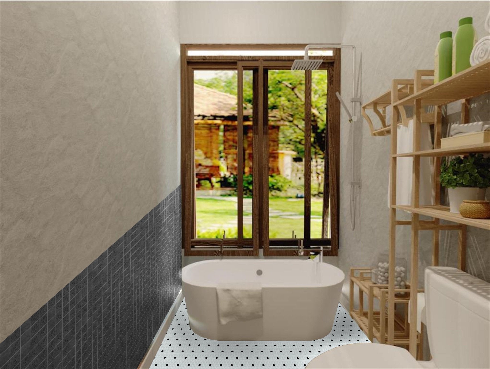 Mosaic tròn mờ 1919C19104 - Daisan Store