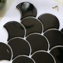 Mosaic vảy cá đen men bóng GP - FT117BL - Daisan Store