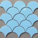 Mosaic vảy cá màu xanh nhạt men bóng GP - FT118B2 - Daisan Store