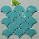 Mosaic vảy cá xanh trung men bóng GP - FT118B6 - Daisan Store