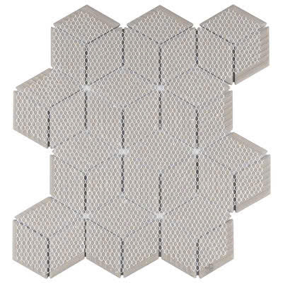 Gạch Mosaic thoi xám bóng kt 48x82x6mm 51508 (1h/1.818m/22vien)