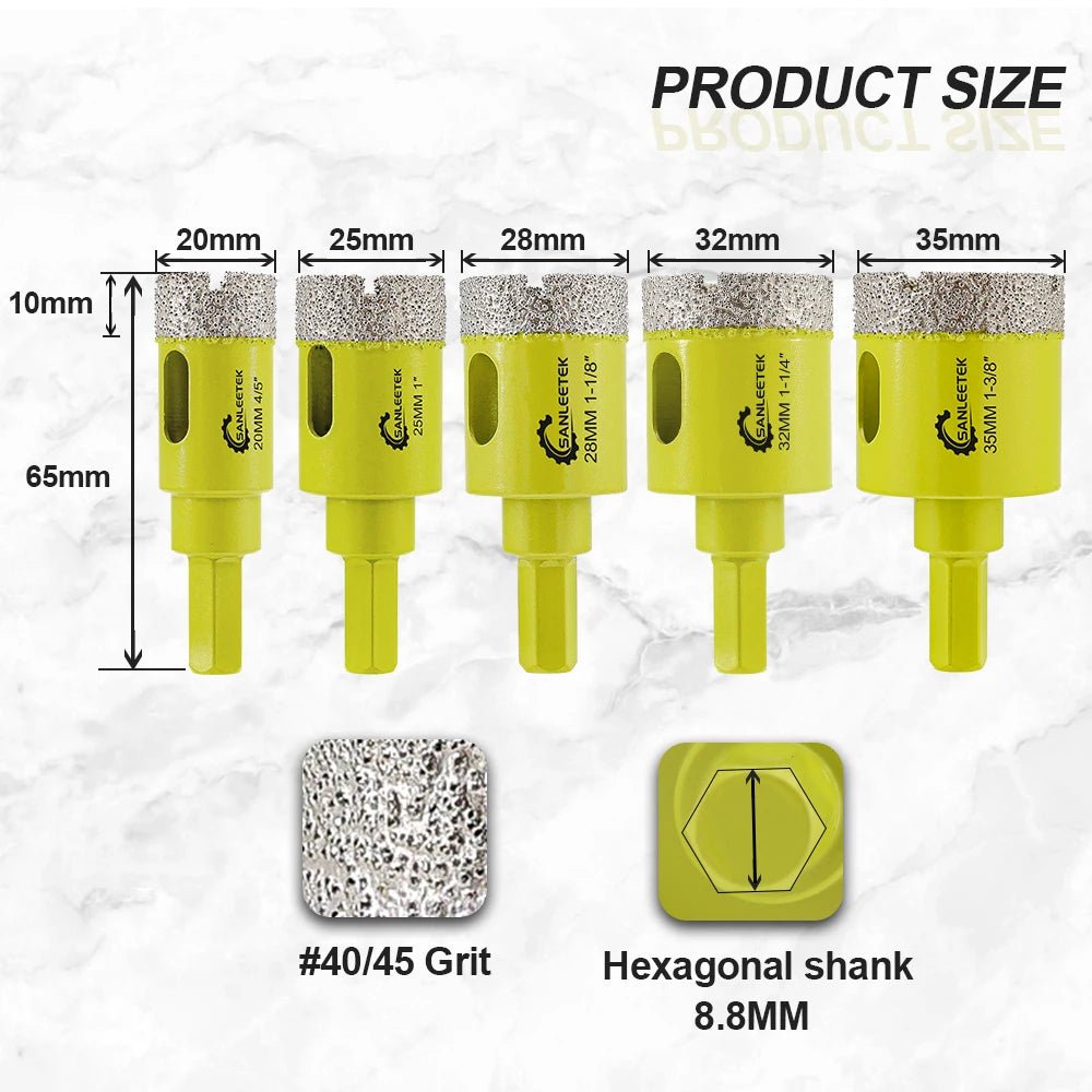 Mui Khoan Loi Kim Cuong 20 35mm Duoi Luc Giac 2 Cai Gach Men - Daisan Store