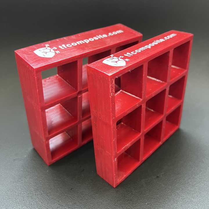 Nền cách nhiệt sợi thủy tinh bền 38*38*25 không dẫn điện Lưới FRP cho lối đi quang điện - Daisan Store