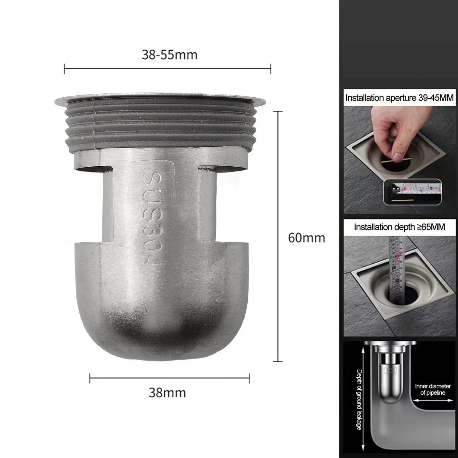 Ngăn Mùi Nhà Tắm - Chống Trào Ngược Dễ Lắp Đặt - Daisan Store