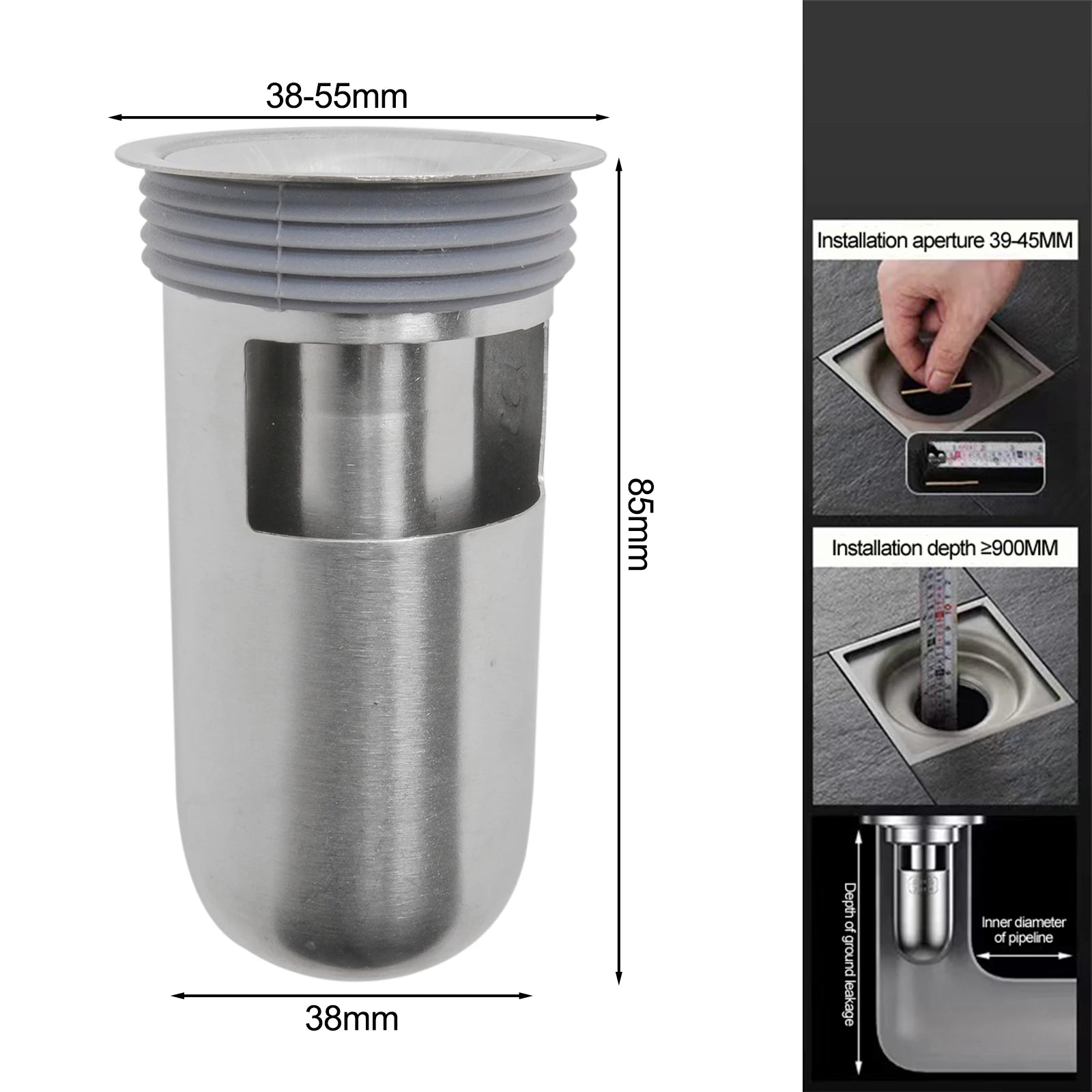 Ngăn Mùi Nhà Tắm - Chống Trào Ngược Dễ Lắp Đặt - Daisan Store