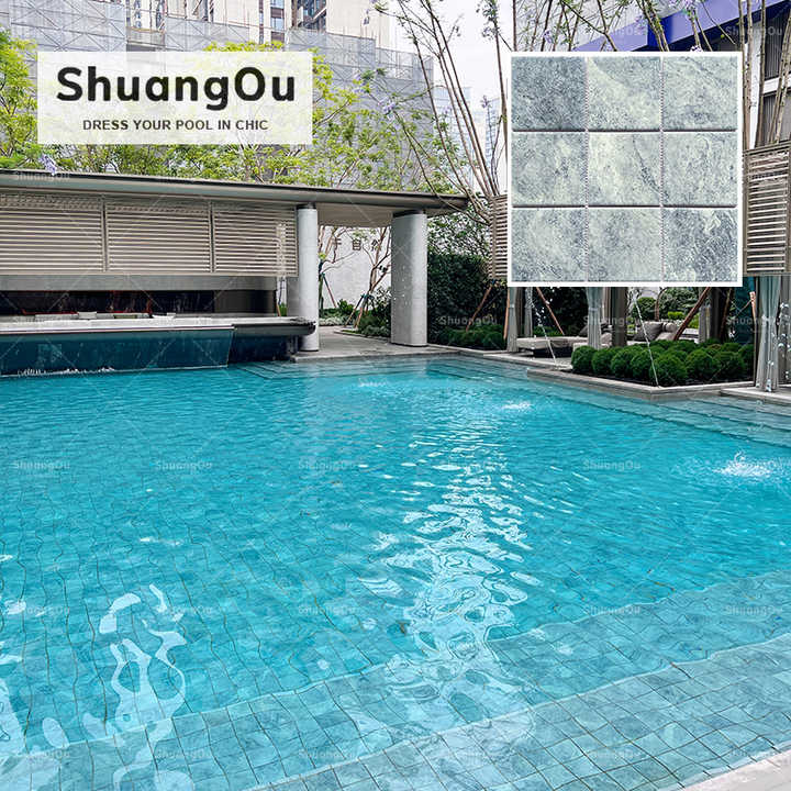 Ngoài trời Sân vườn Cảnh quan Lưới ốp đá phiến Gạch khảm sứ Nhà tắm Phòng tắm Khách sạn Biệt thự Bơi Gạch khảm - Daisan Store