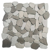 Nhà máy bán chạy Gạch khảm đá cẩm thạch sỏi màu hỗn hợp không đều, gạch khảm đá cuội dùng cho gạch lát sàn và gạch ốp tường sân vườn - Daisan Store