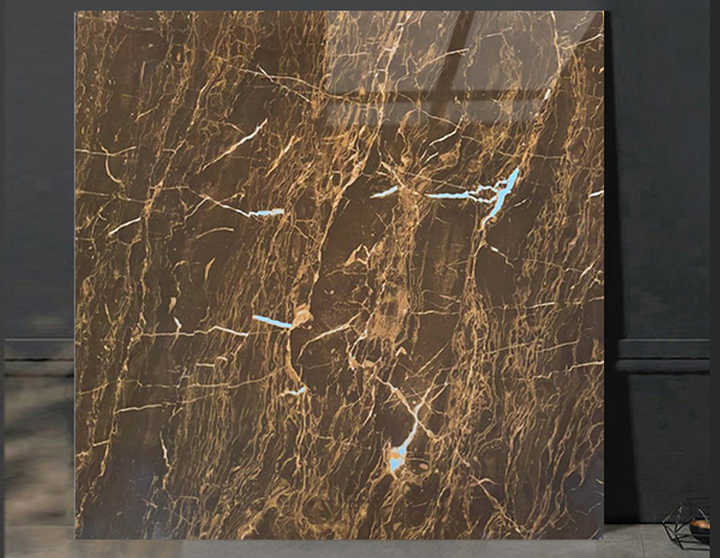 Nhà máy cung cấp Gạch men họa tiết đá cẩm thạch tối màu Gạch lát sàn bằng sứ Sàn đá cẩm thạch nhân tạo 80X80 trong nhà có vân giống đá cẩm thạch - Daisan Store