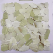 Nhà máy tùy chỉnh đá cẩm thạch sông đá cuội gạch mosaic không đều cho tường nội thất và trang trí sàn - Daisan Store