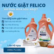 Nước giặt Felico hương hoa dịu ngọt - Daisan Store