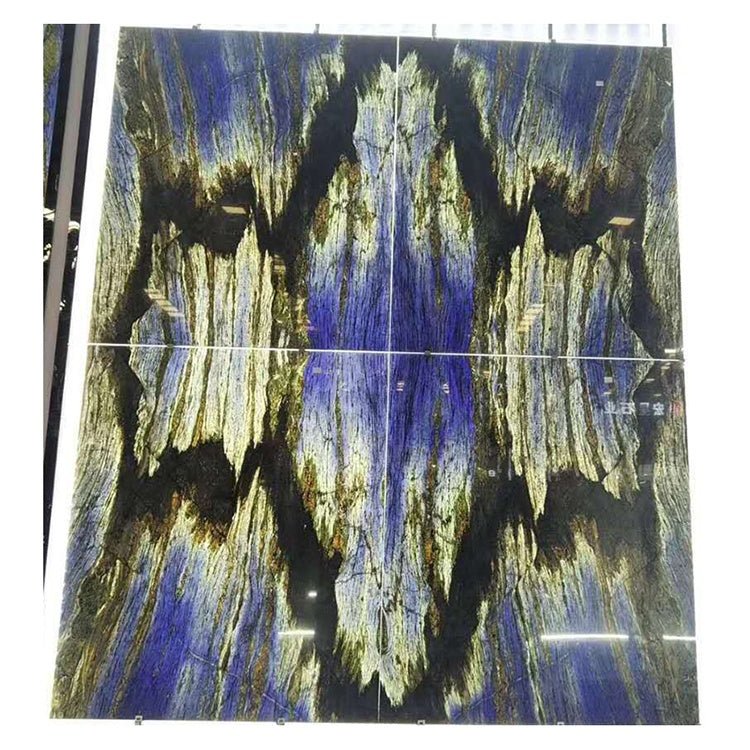 Ốp tường đá tự nhiên Granite men xanh lam thạch anh - Daisan Store