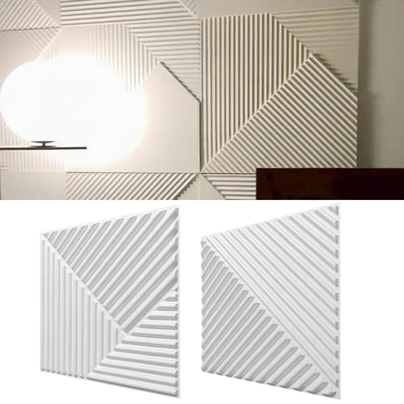 Ốp tường trần 3D vân gỗ chống nước 30x30cm đẹp - Daisan Store