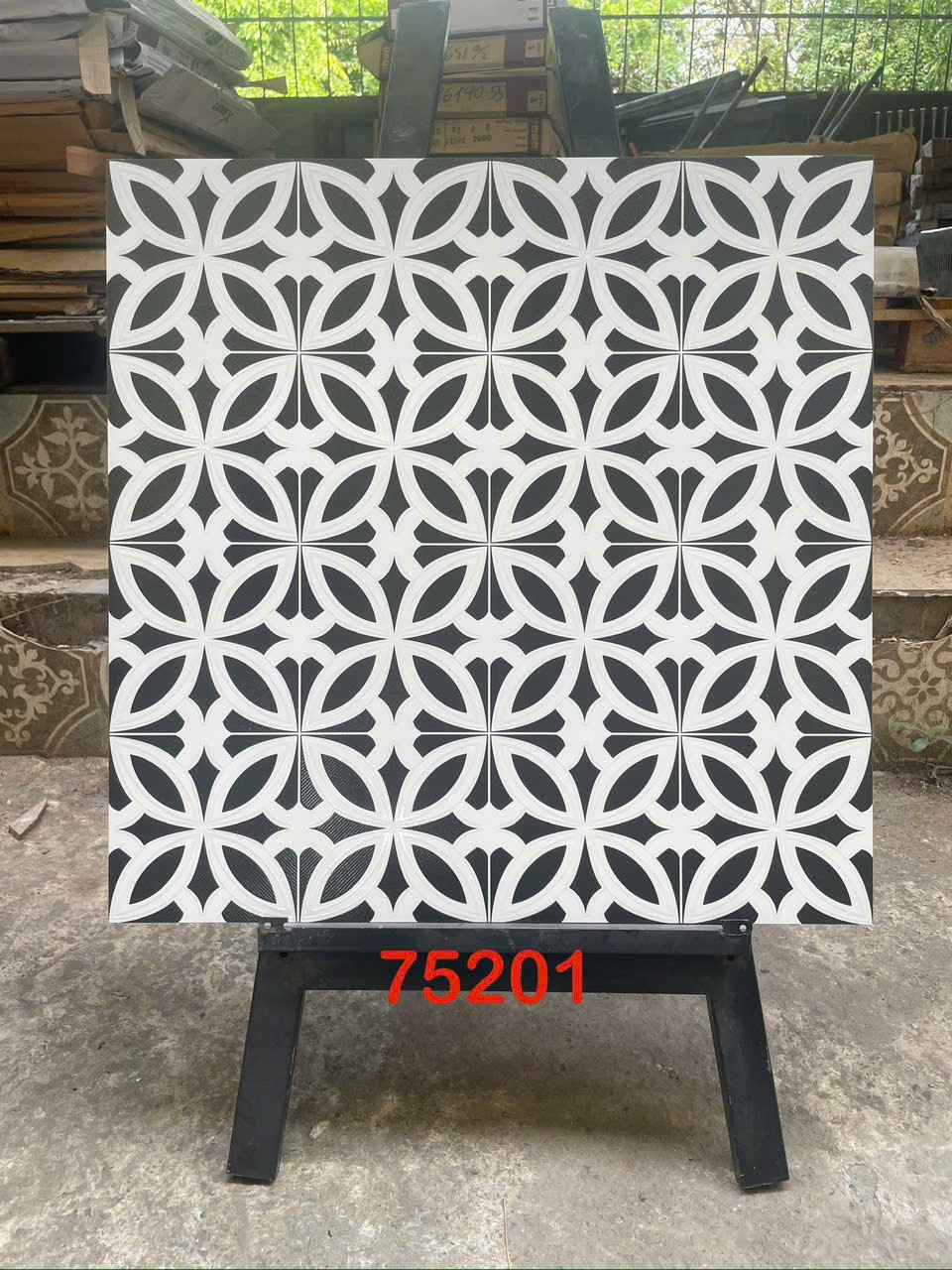 Gach Op Tuong Porcelain 600x600mm Ma 75201 Xsmart Cao Cap