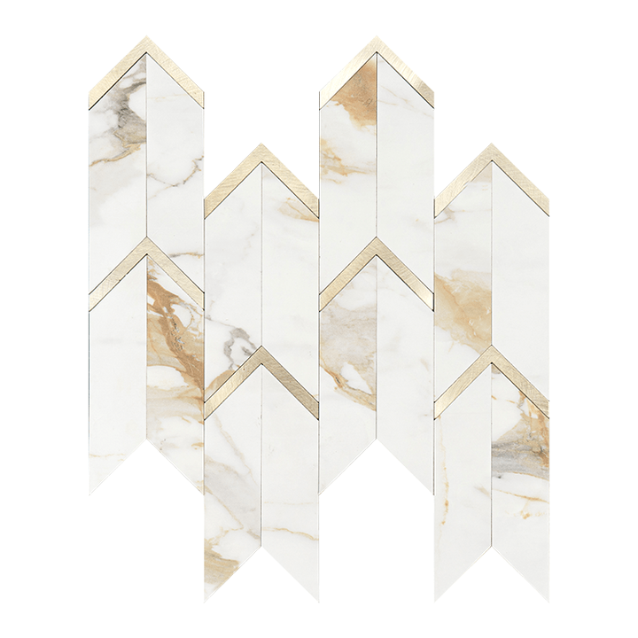 Phổ biến mới thiết kế tường khảm bạc trang trí màu be bếp backsplash tự dính nhôm khảm - Daisan Store